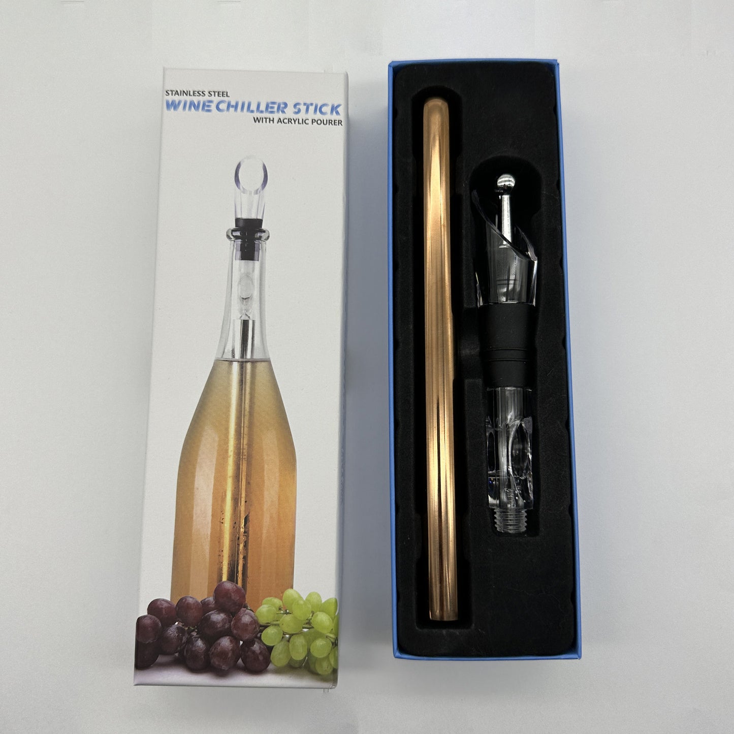 Stainless Steel Wine Bottle Cooler Stick Chiller