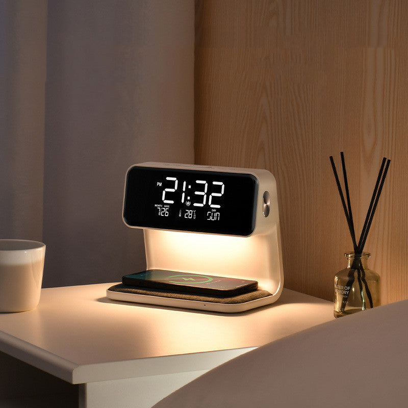 3-in-1 Bedside Lamp with Wireless Charging