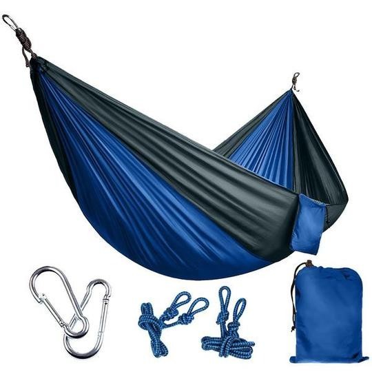 Portable Nylon Parachute Backpacking Double Hammock