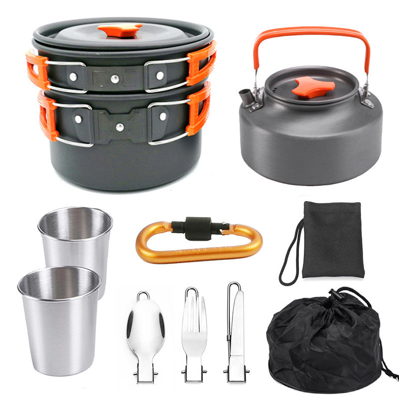 Portable Outdoor Cookware Mess Kit