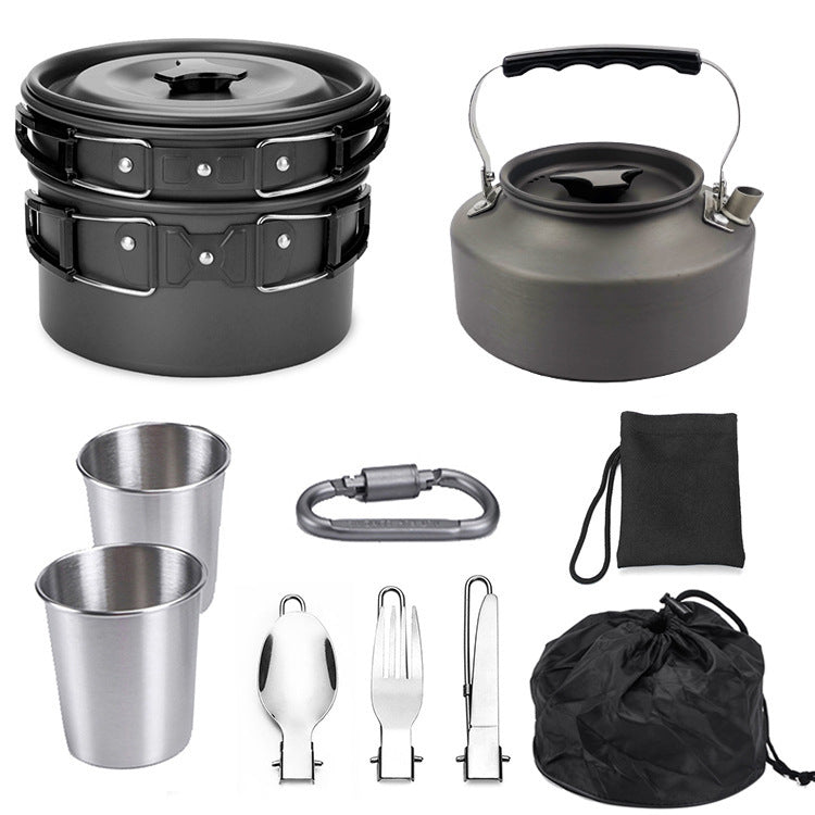 Portable Outdoor Cookware Mess Kit