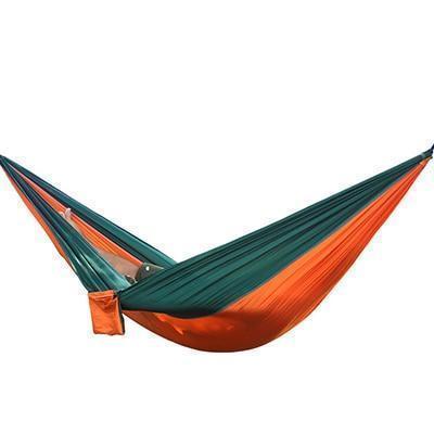 Portable Nylon Parachute Backpacking Double Hammock