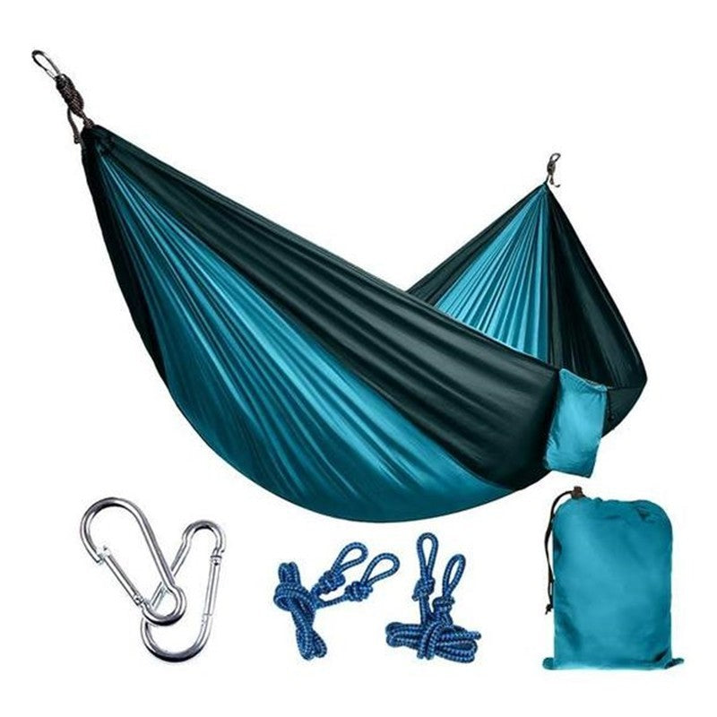 Portable Nylon Parachute Backpacking Double Hammock