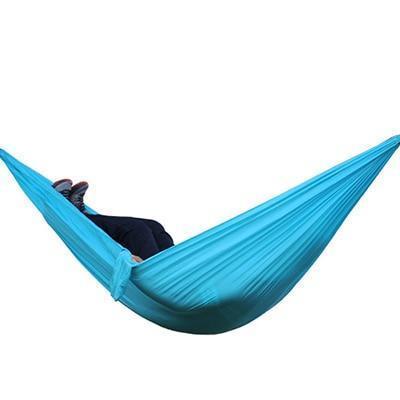 Portable Nylon Parachute Backpacking Double Hammock