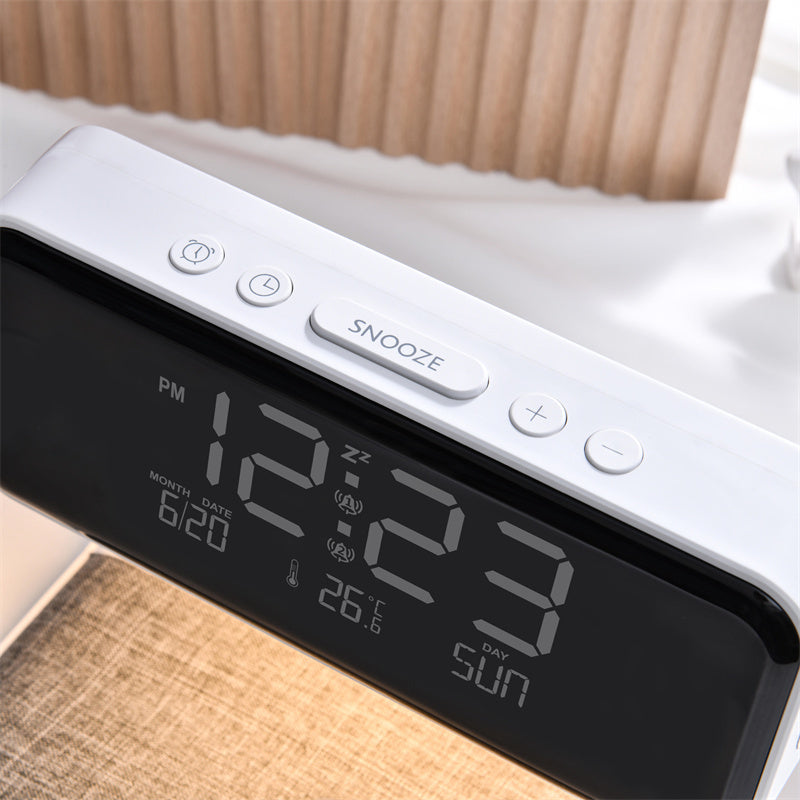 3-in-1 Bedside Lamp with Wireless Charging