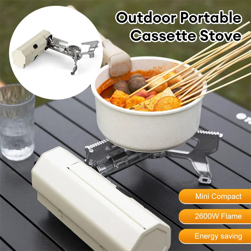 Portable Camping Gas Stove Folding Cassette Burner