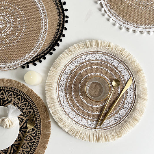 Nordic Woven Coaster Placemat