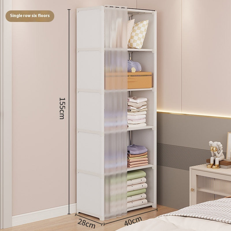 Dust-proof Wardrobe Storage Cabinet Combination Locker