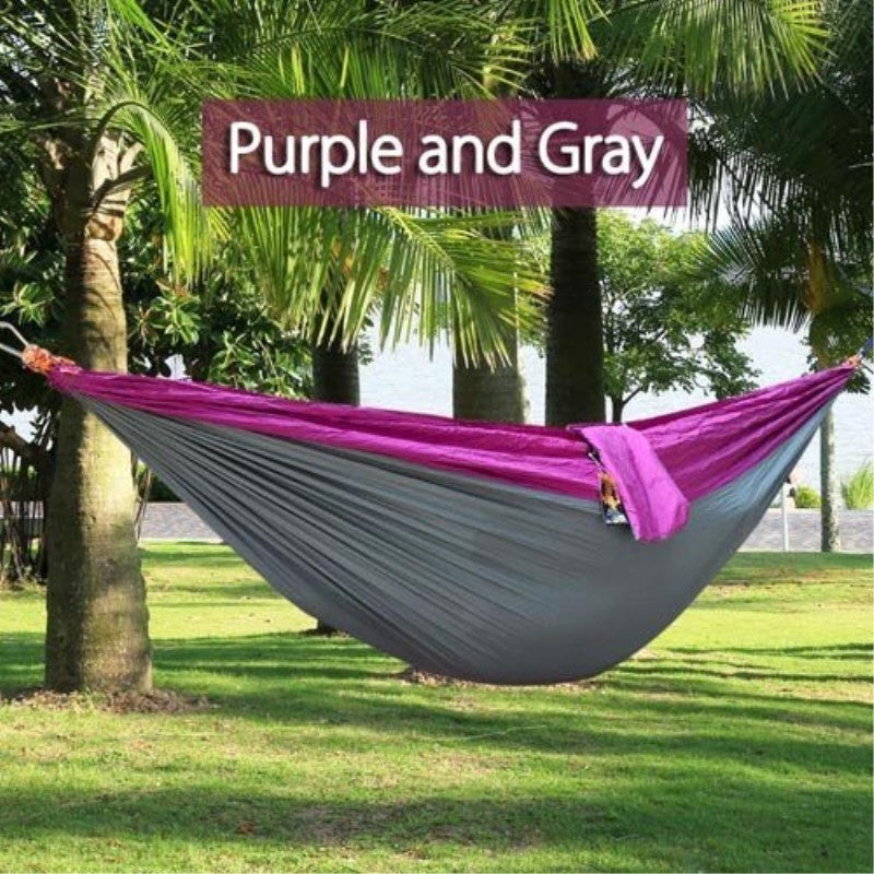 Portable Nylon Parachute Backpacking Double Hammock