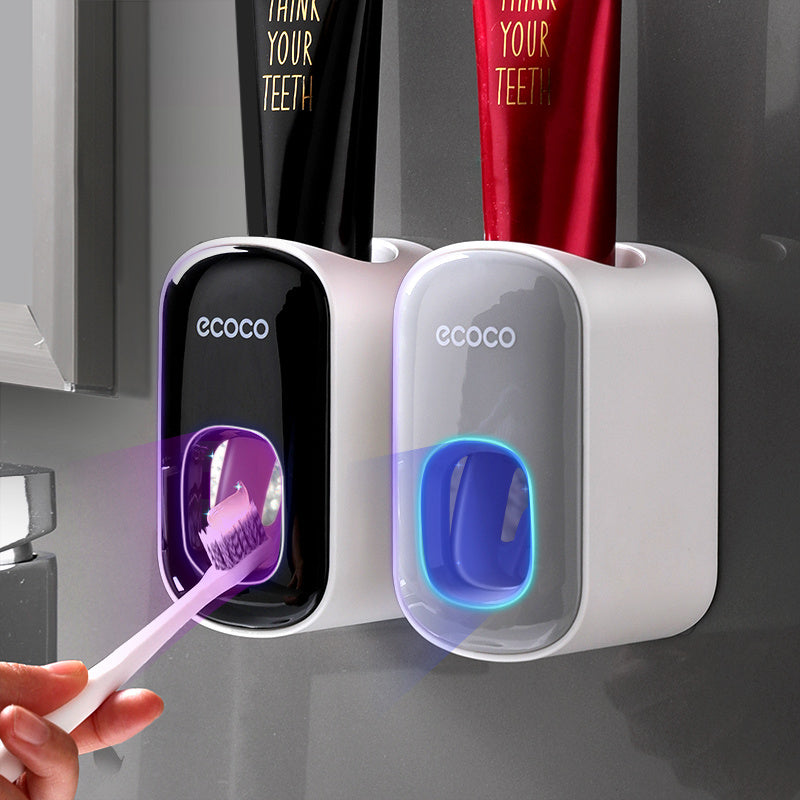 Wall-Mounted Automatic Toothpaste Dispenser Holder