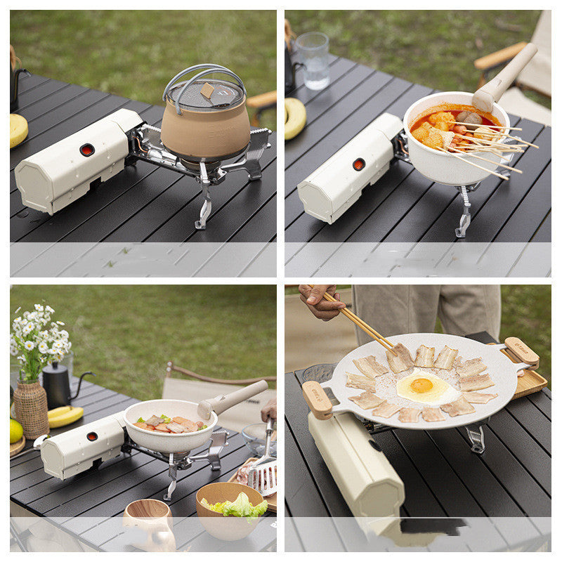 Portable Camping Gas Stove Folding Cassette Burner