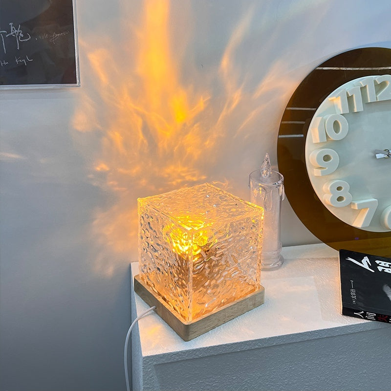 LED Water Ripple Projection Lamp