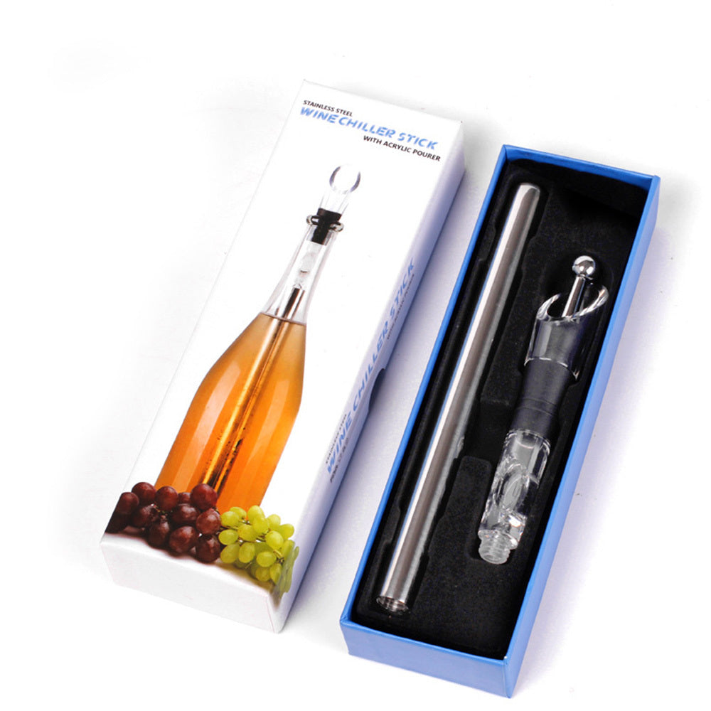 Stainless Steel Wine Bottle Cooler Stick Chiller