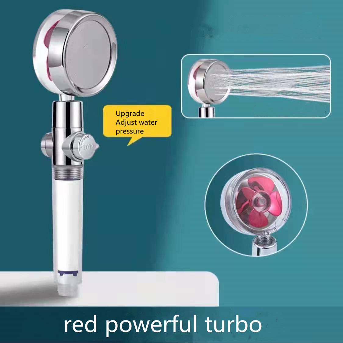 360° Rotating Water Saving Shower Head