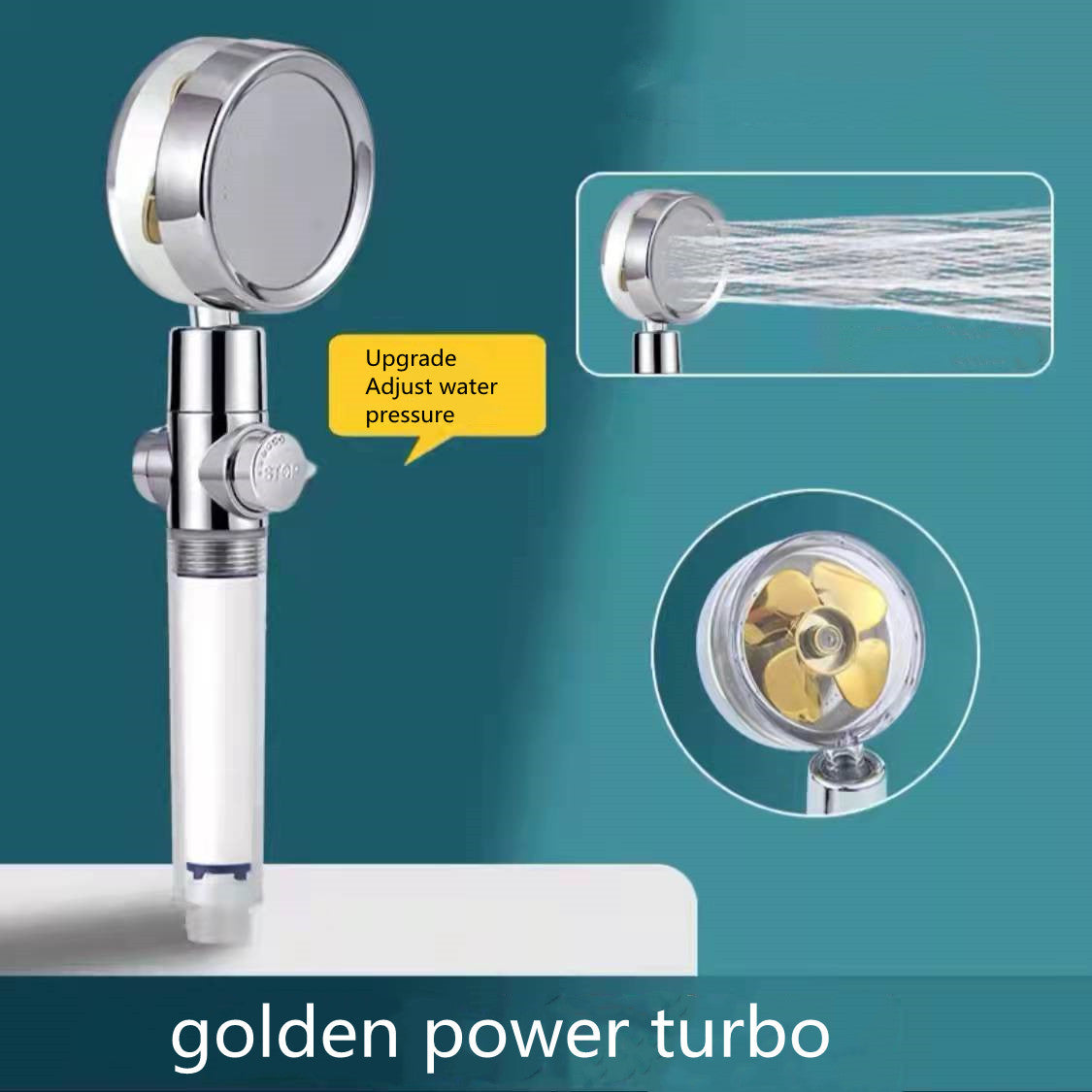 360° Rotating Water Saving Shower Head