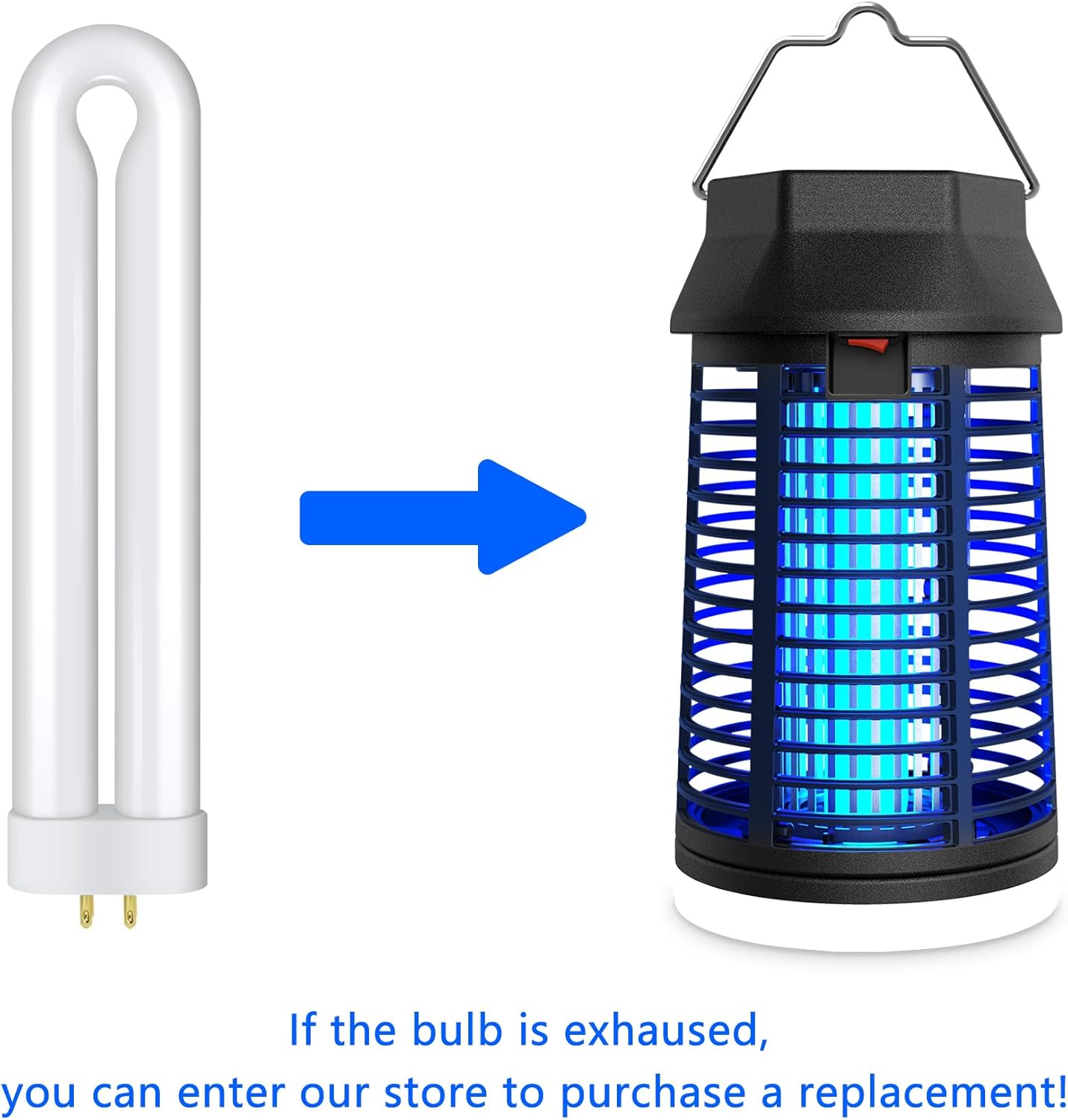 4200V Bug Zapper with LED & Remote – Waterproof Outdoor Mosquito Killer