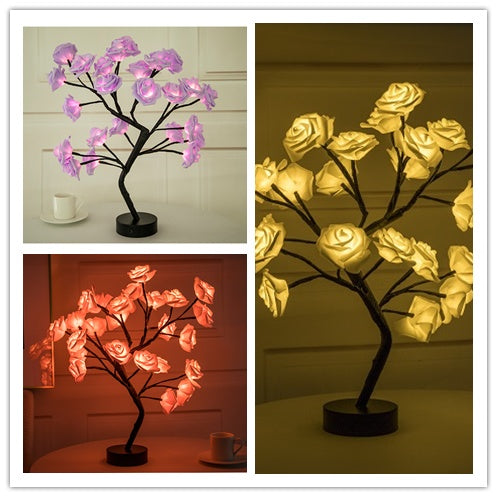 Rose Flower LED Lamp