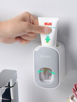 Wall-Mounted Automatic Toothpaste Dispenser Holder