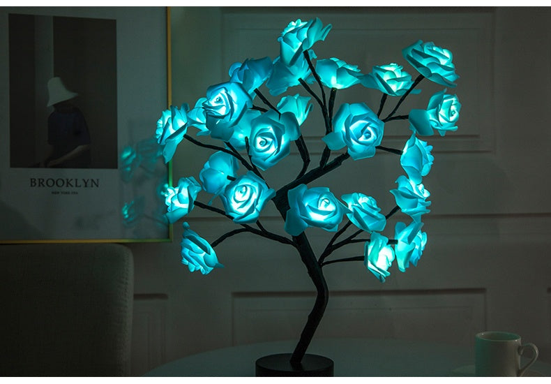 Rose Flower LED Lamp