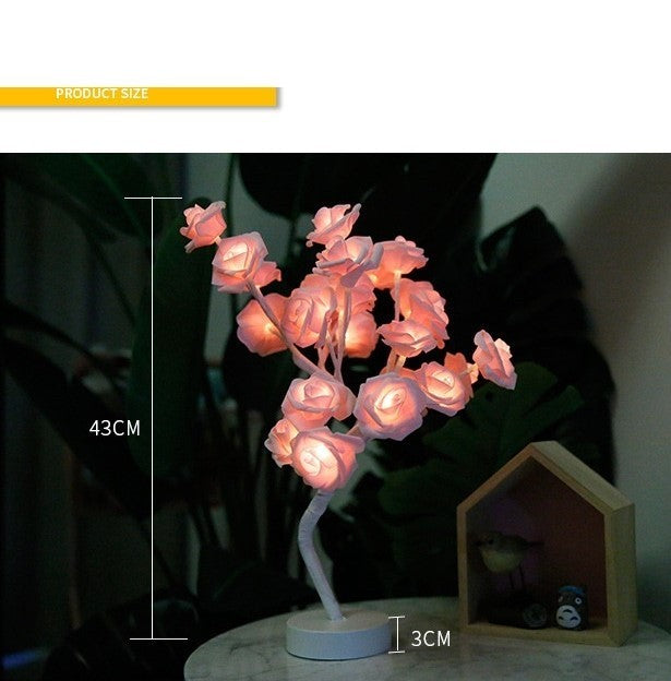 Rose Flower LED Lamp
