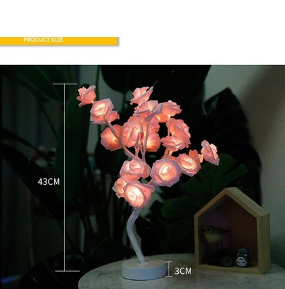 Rose Flower LED Lamp