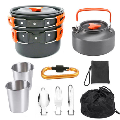 Portable Outdoor Cookware Mess Kit