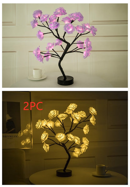 Rose Flower LED Lamp