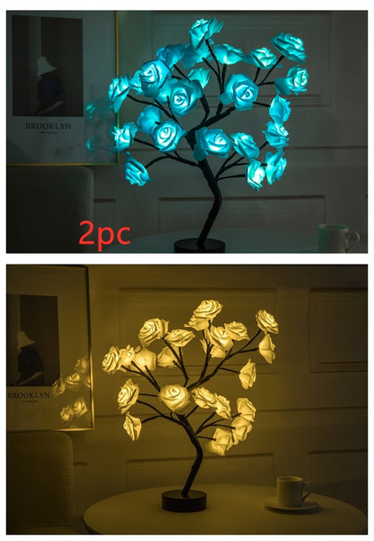 Rose Flower LED Lamp