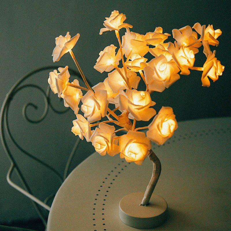 Rose Flower LED Lamp