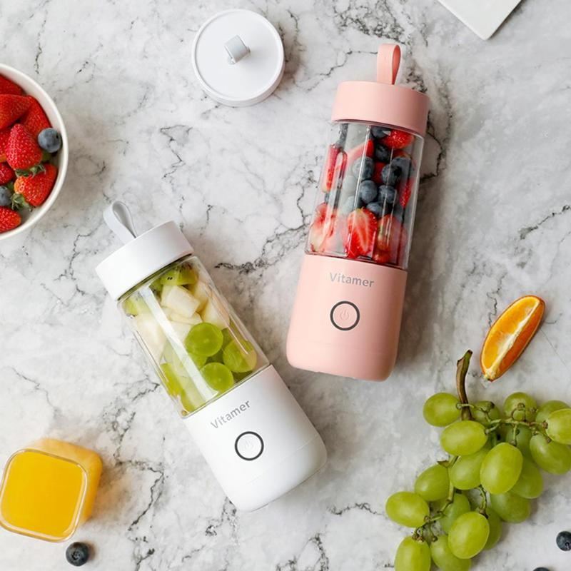 350ml Portable USB Rechargeable Blender Juicer
