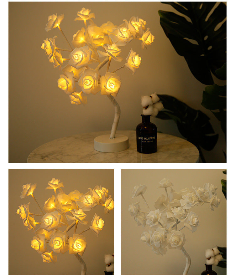 Rose Flower LED Lamp