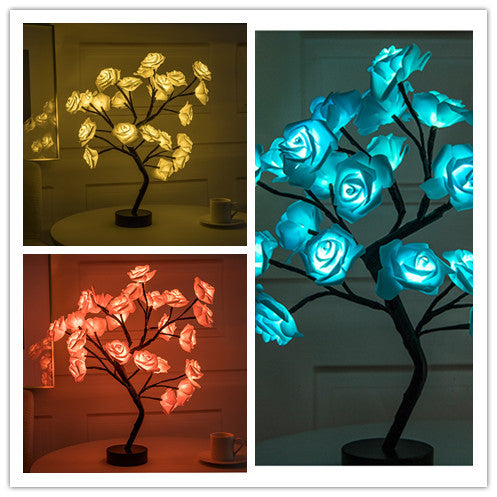 Rose Flower LED Lamp