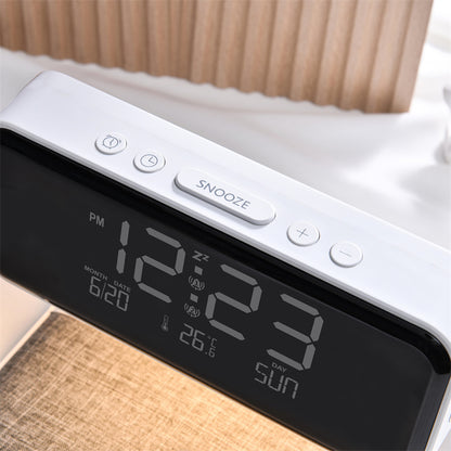 3-in-1 Bedside Lamp with Wireless Charging