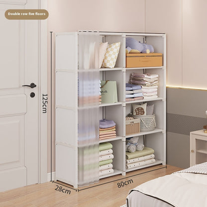 Dust-proof Wardrobe Storage Cabinet Combination Locker