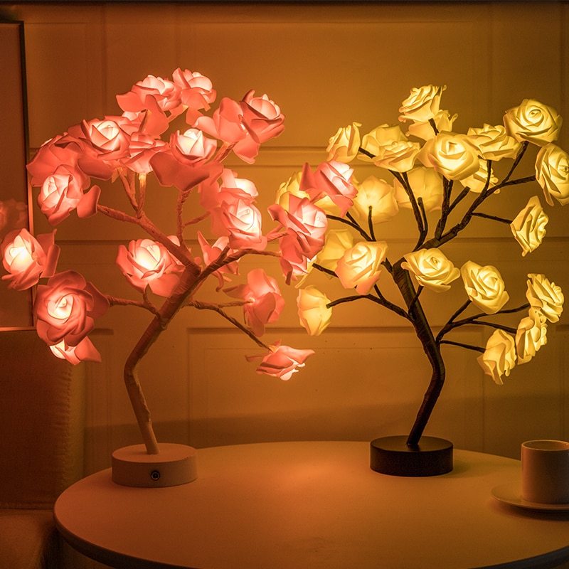 Rose Flower LED Lamp