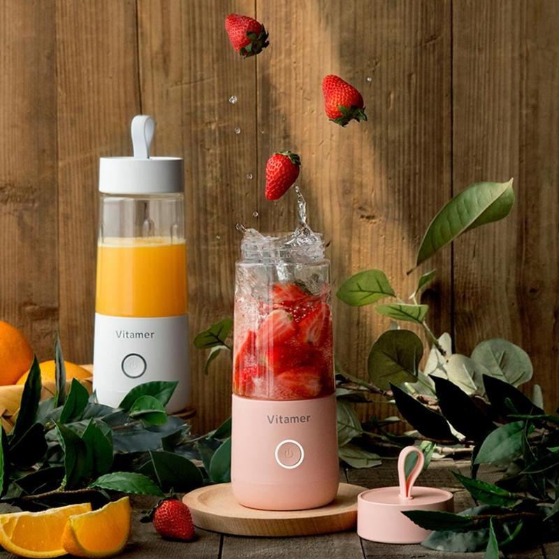 350ml Portable USB Rechargeable Blender Juicer