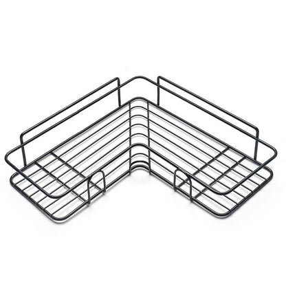 Wrought Iron Bathroom Corner Shelf Storage Rack