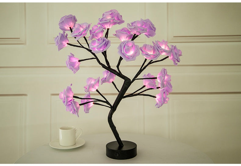 Rose Flower LED Lamp