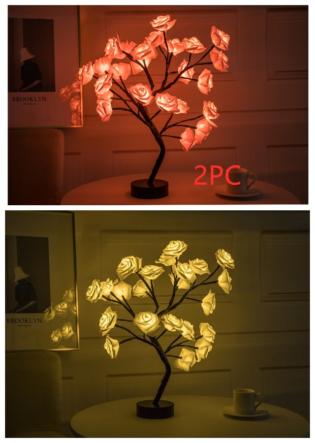 Rose Flower LED Lamp