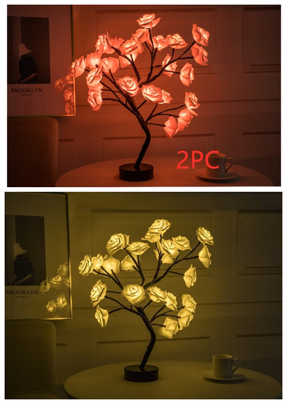 Rose Flower LED Lamp