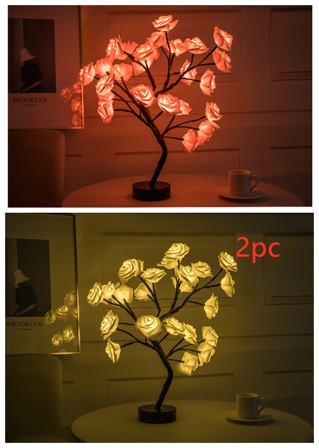 Rose Flower LED Lamp