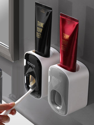Wall-Mounted Automatic Toothpaste Dispenser Holder