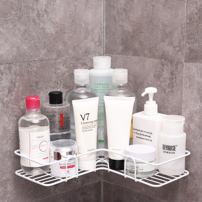 Wrought Iron Bathroom Corner Shelf Storage Rack