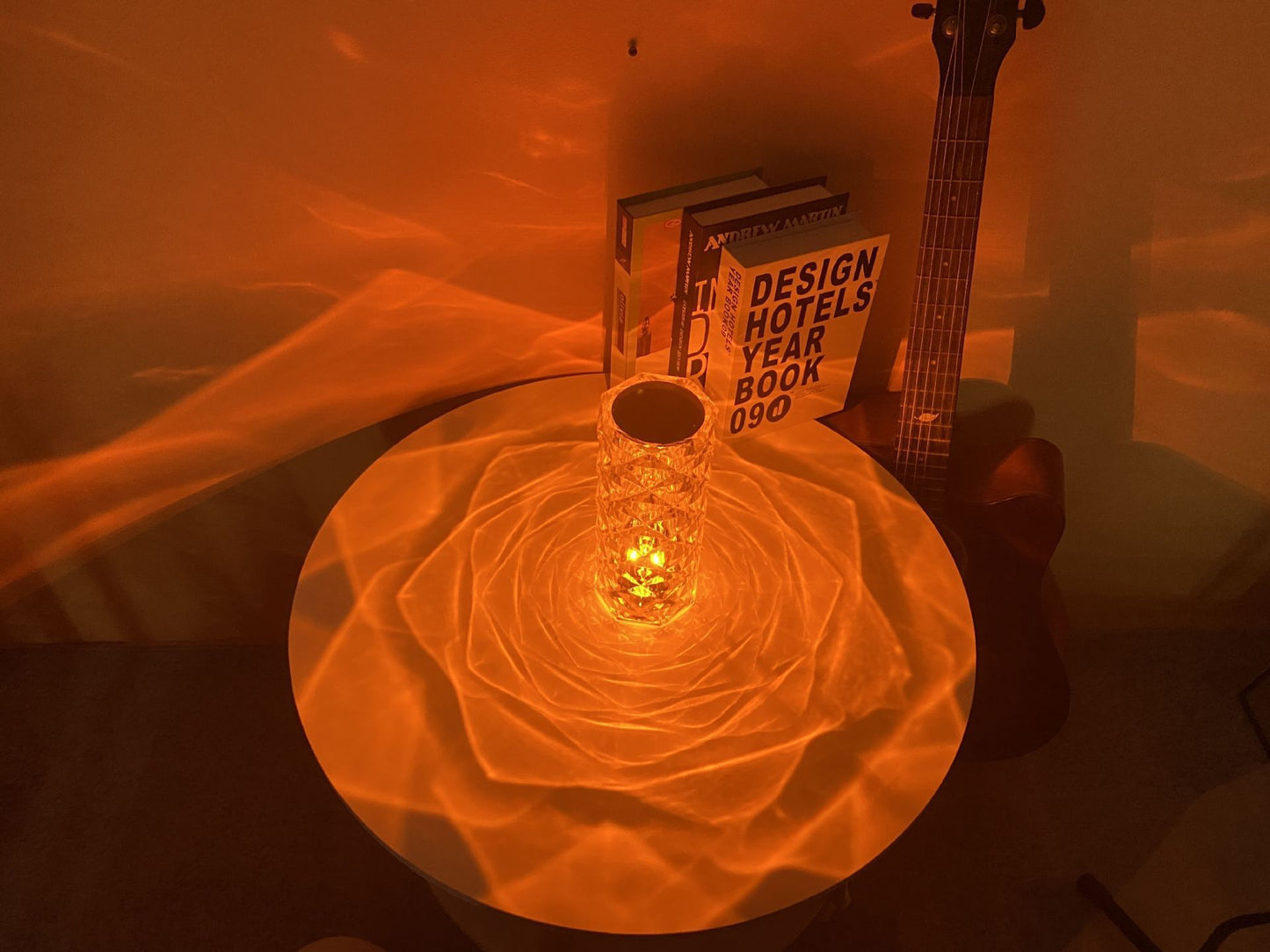 Romantic LED Rose Diamond Table Lamp