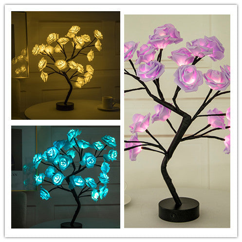 Rose Flower LED Lamp