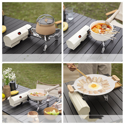 Portable Camping Gas Stove Folding Cassette Burner