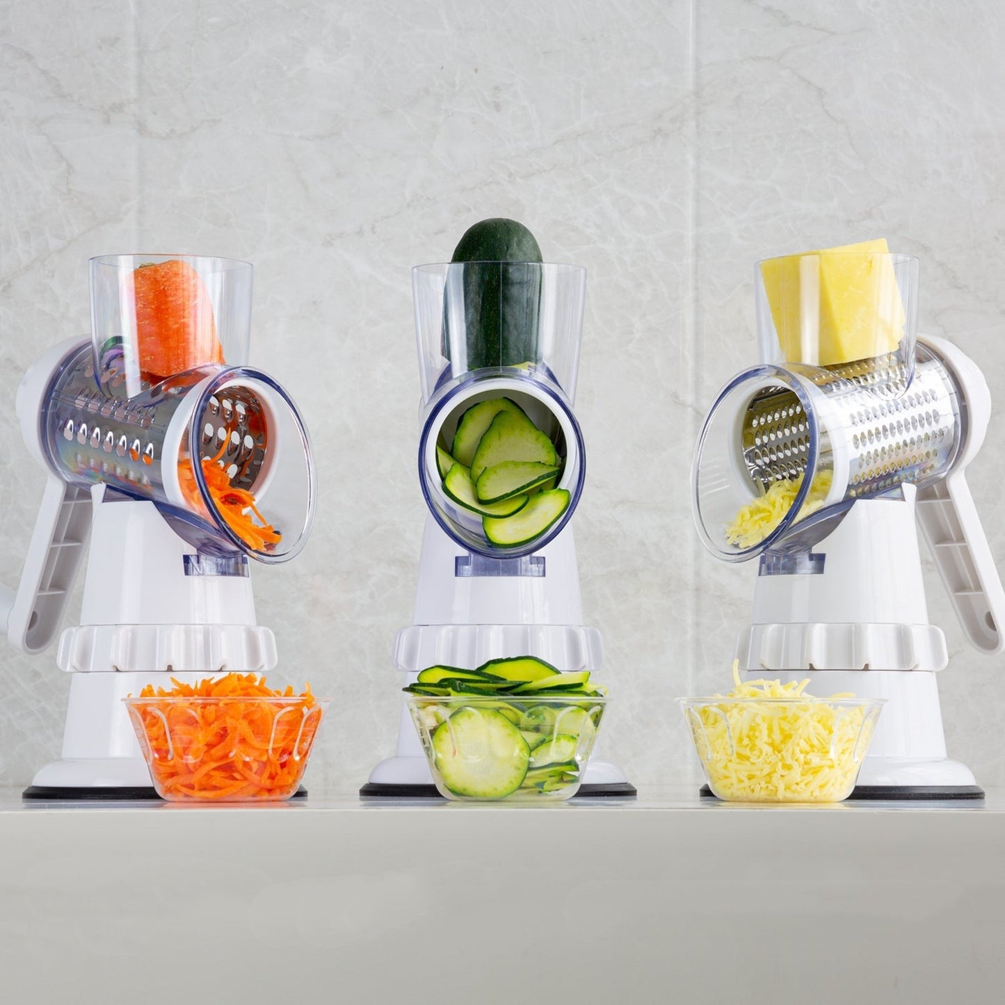 3-in-1 Vegetable Slicer Mandolin Cutter Grater