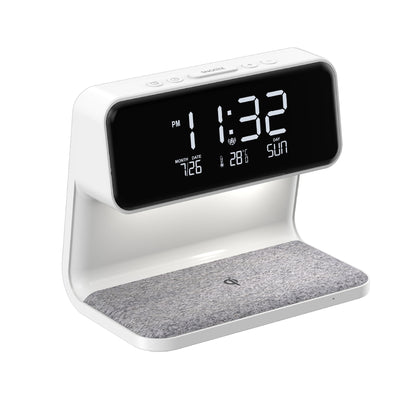3-in-1 Bedside Lamp with Wireless Charging