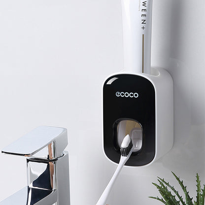 Wall-Mounted Automatic Toothpaste Dispenser Holder