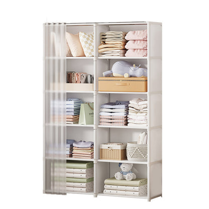 Dust-proof Wardrobe Storage Cabinet Combination Locker
